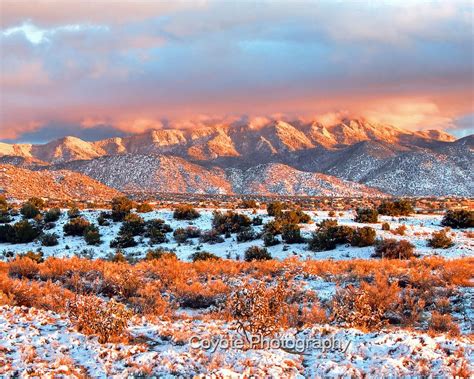 Sandia Mountains Winter Sunset | Western landscape, Winter sunset, Landscape photography