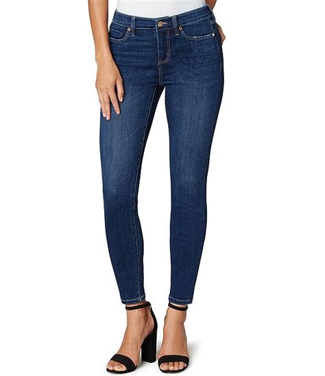 Liverpool Los Angeles Abby Mid Rise Skinny Ankle Stretch Denim Jeans ...