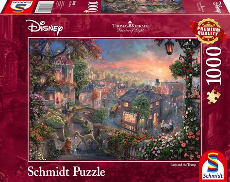 Beauty And The Beast: Schmidt Disney Premium Thomas Kinkade Jigsaw ...