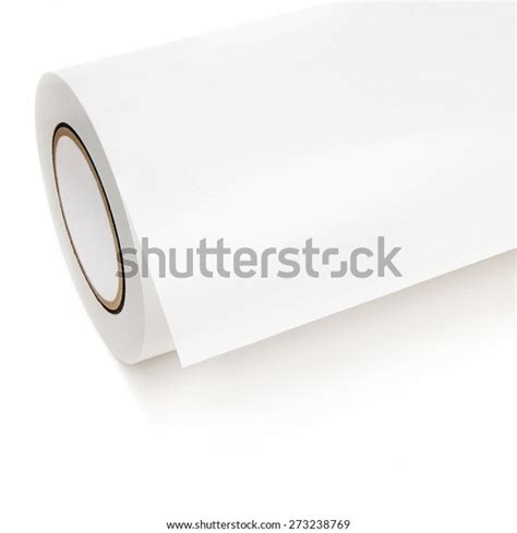 White Roll Printing Paper Front White Stock Photo 273238769 | Shutterstock