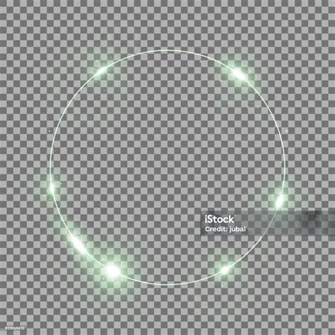 Circle Of Light Green Color Stock Illustration - Download Image Now ...