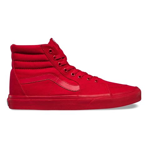 Tenis Vans Sk8 Hi Rojo Bota Skate - $ 799.00 en Mercado Libre