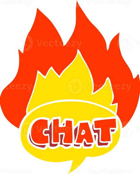 flat color illustration of chat symbol 45200694 PNG