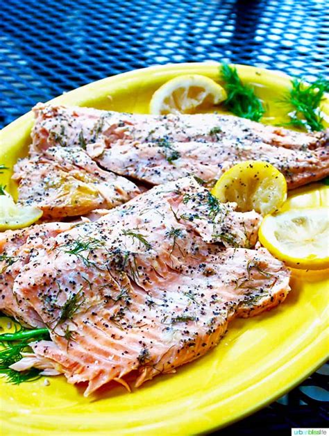 Grilled Salmon with Lemon and Herbs | Urban Bliss Life