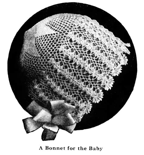 Vintage Crochet Baby Bonnet Pattern 1920's Lace - Etsy