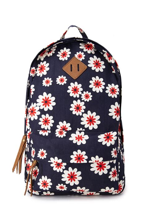 Lyst - Forever 21 Sweet Floral Canvas Backpack