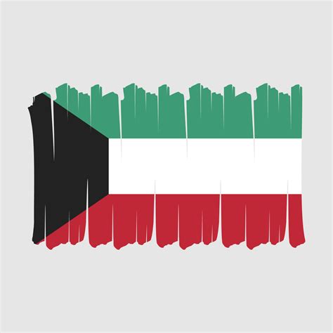 Kuwait Flag Brush 18738066 Vector Art at Vecteezy