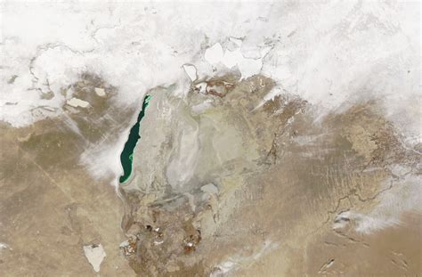 Aral Sea in Winter