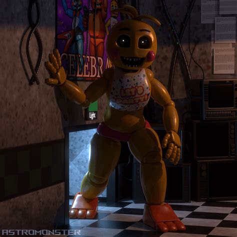 Toy Chica made it out of the vent... : fivenightsatfreddys