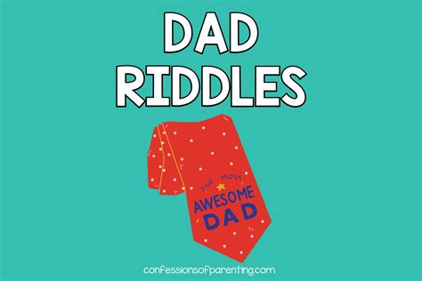 70 Classic Dad Riddles That You'll Love