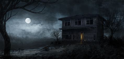 Dark, 2K, Haunted, Haunted House, House HD Wallpaper