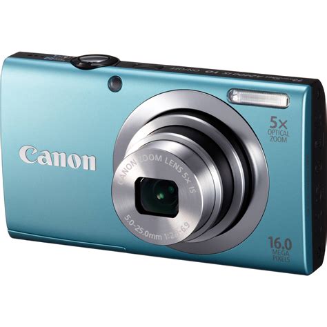 Canon PowerShot A2400 IS Digital Camera (Blue) 6190B001 B&H