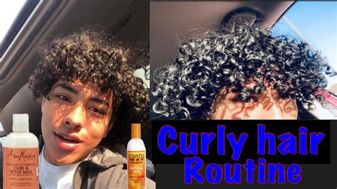 Curly hair routine for men & women defined curls | NANDO - Curlystyly