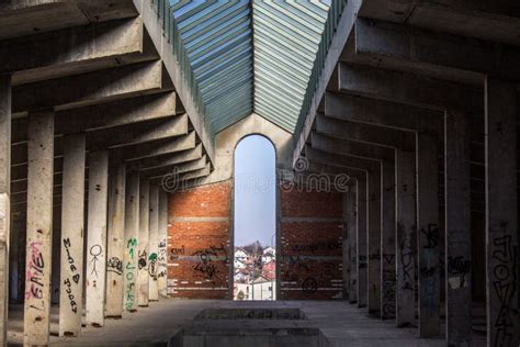 Photography of Abandoned Shopping Mall Stock Image - Image of iron ...