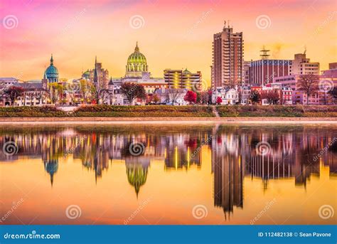 Harrisburg, Pennsylvania, USA Skyline Stock Photo - Image of house ...