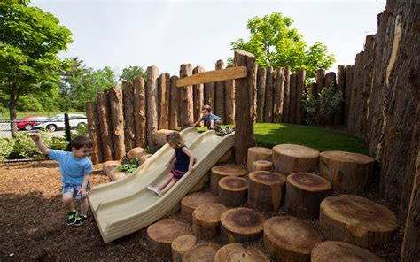Oakville-natural-playground-slide - Earthscape Play