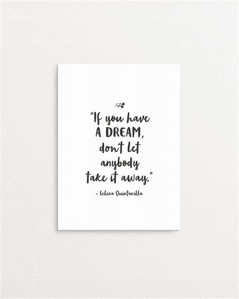 Printable Selena Quintanilla Quote Gallery Wall Art Print - Etsy