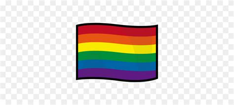 Rainbow Flag Emojidex - Rainbow Emoji PNG - FlyClipart