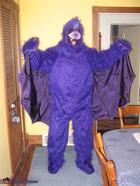 One-eyed One-horned Flying Purple Monster Halloween Costume