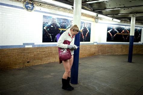 Watch 3,500 New Yorkers Ride The Subway Pantless