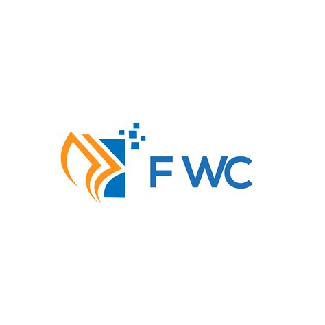 FWC credit repair accounting logo design on white background. FWC ...