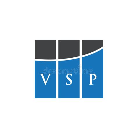 VSP Letter Logo Design on WHITE Background. VSP Creative Initials ...