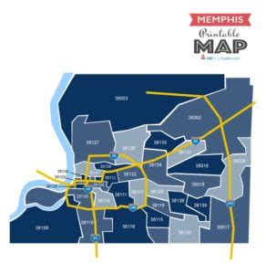 Memphis Zip Code Map [Updated 2022]