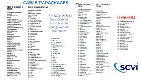 Cable TV | Southern CableVision Inc.