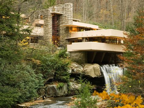 Mid-Century Modern Icons: Falling Water House by Frank Lloyd Wright