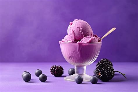 Premium Photo | Ice cream on color backgroundGenerative Ai