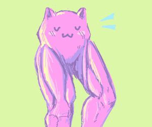 Buffed UwU Cat - Drawception