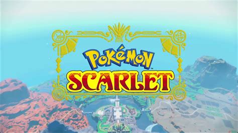 Pokémon Scarlet | Opening Scene | Title Card - YouTube