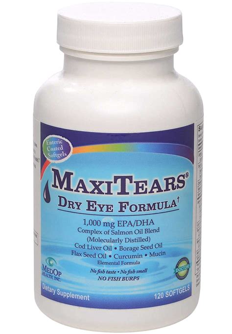 MaxiVision MaxiTears Dry Eye Formula – Supplement First