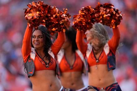 Denver Broncos Cheerleaders Perform During Second Editorial Stock Photo ...