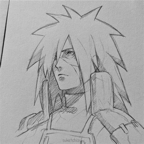 Madara uchiha | Naruto drawings easy, Naruto sketch drawing, Naruto sketch