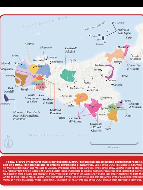 Sicily's viticultural map | Vino italiano, Mappe, Reggio