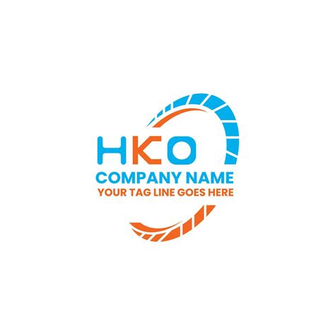 HKO letter logo creative design with vector graphic, HKO simple and ...