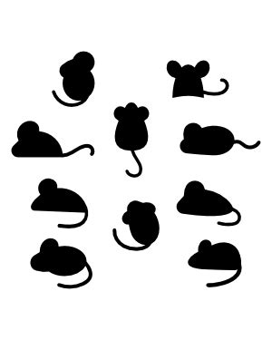 Mouse Silhouette Clip Art