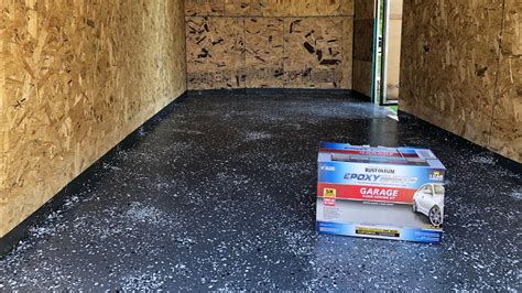 Rustoleum Garage FLOOR EPOXY on an Enclosed Trailer - DIY Garage Floor Epoxy - YouTube