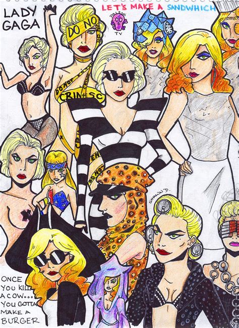 Lady Gaga Telephone Outfits by Lexvil on DeviantArt