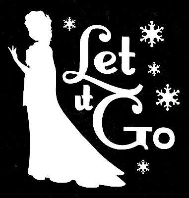 Elsa - Let It Go - Disney Frozen Decal Sticker | eBay