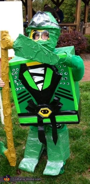 Lego Ninjago Green Ninja Homemade Halloween Costume | DIY Costumes ...