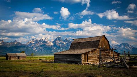 Wooden Barn Wyoming United States UHD 4K Wallpaper | Pixelz