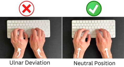 Ideal typing posture for better ergonomics - OTFocus