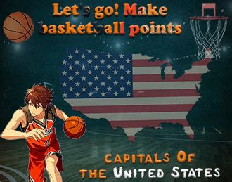 United States quiz capitals Basket ball game - Geography Quiz Games