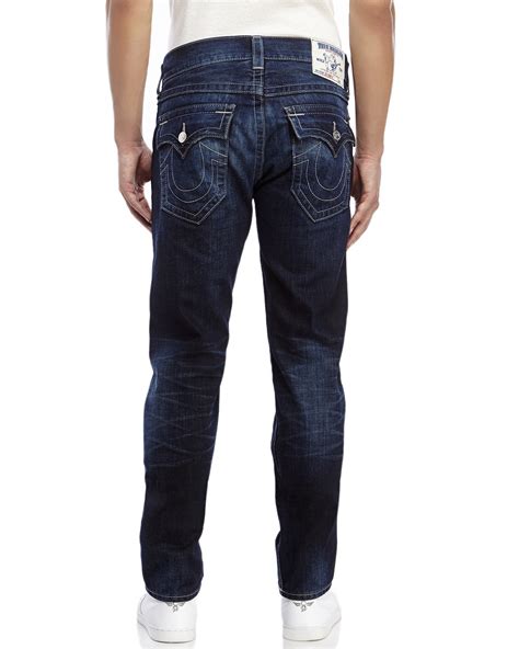 True religion Back Flap Pocket Jeans in Blue for Men | Lyst