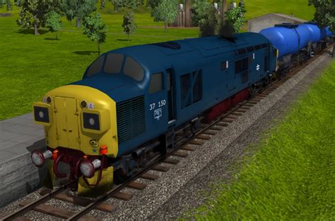 Class 37 Reskin for killakanz's Excellent Model (Blue and Green versions) - Downloads - Train ...