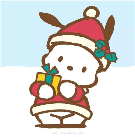 Christmas with Pochacco | Cute cartoon wallpapers, Hello kitty christmas, Hello kitty characters