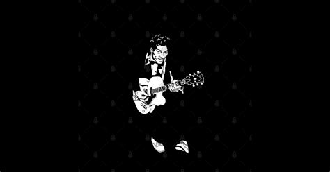 Chuck Berry with Guitar - Chuck Berry - Posters and Art Prints | TeePublic