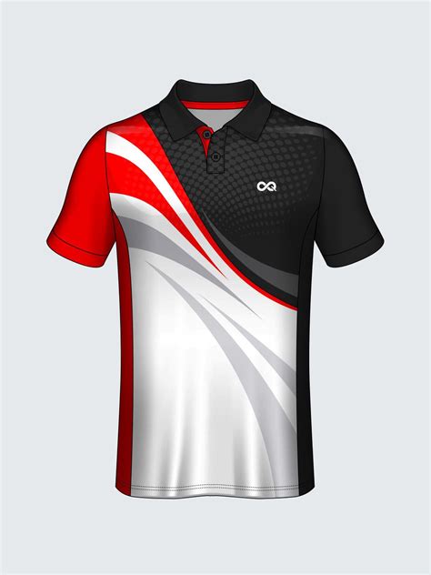 Customise Polo Self Design Cricket Jersey-CT1006